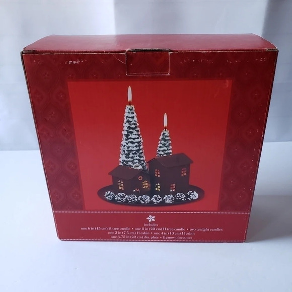 Candle gift set rustic cabin luminaries - Picture 1 of 4